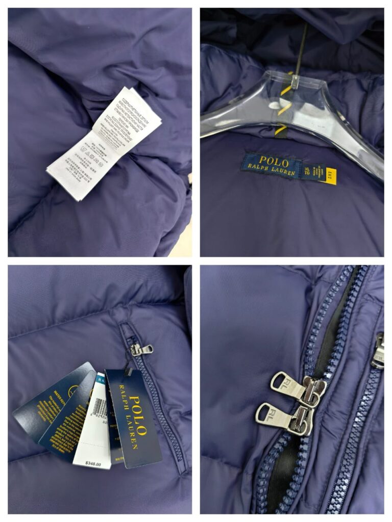 Polo Ralph Lauren Quilted Corduroy Down Jacket “Blue”
