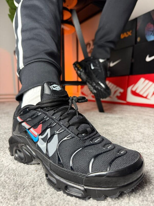 Nike Air Max Plus TN “Multi Swoosh Black/Bright Crimson”