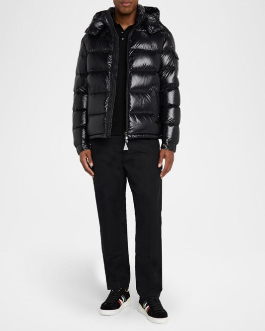Moncler Maya Hooded Short Down Jacket