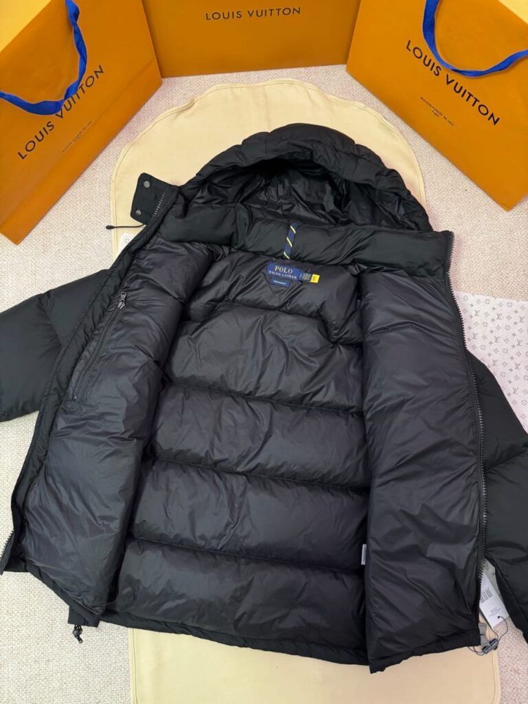 Polo Ralph Lauren Quilted Corduroy Down Jacket “Black”