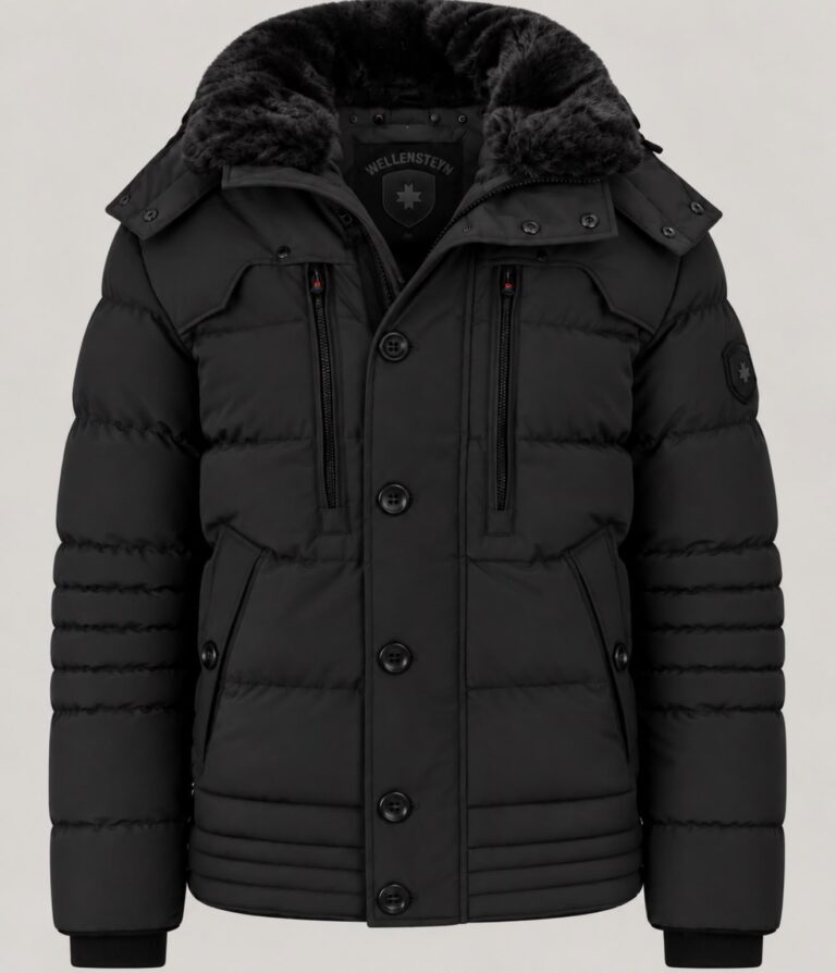 Wellensteyn Starstream Regular fit quilted jacket “Black”