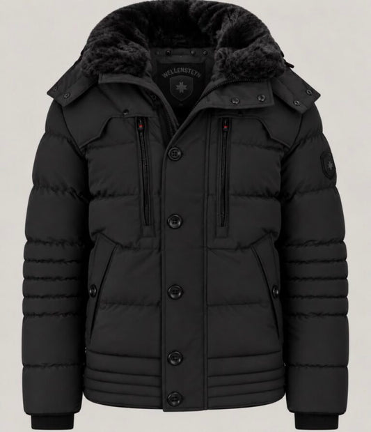 Wellensteyn Starstream Regular fit quilted jacket “Black”