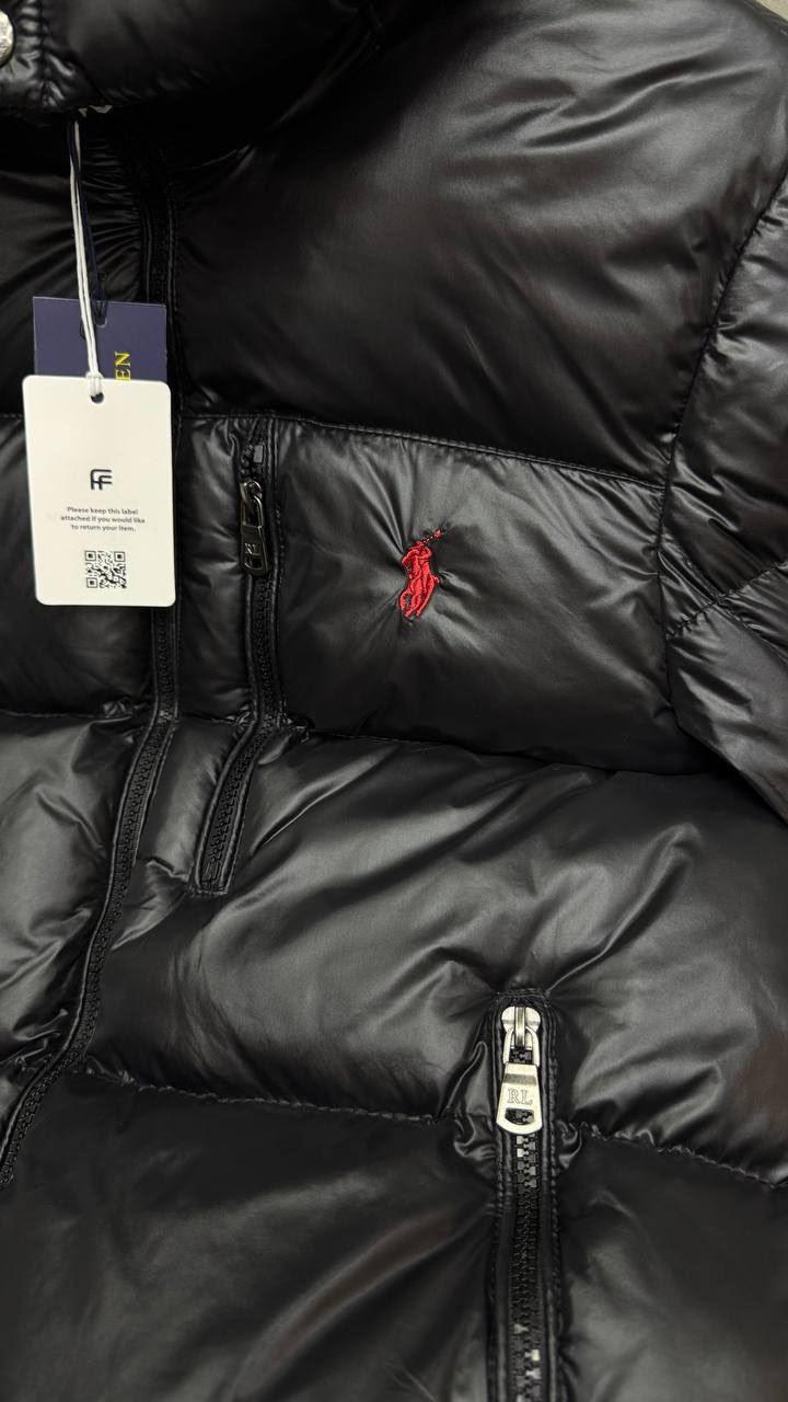 Polo Ralph Lauren The Gorham Glossed Down Jakna “Black”